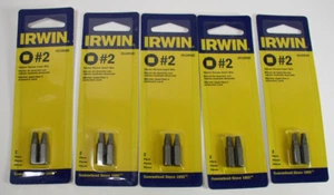 5X Irwin 3512052C #2 Insert Square Bit 2PK - Picture 1 of 1