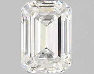Lab Grown CVD Diamond 1.04 Ct EMERALD Cut F Color VS1 Clarity IGI Certified - Picture 1 of 10