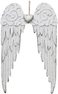 Metal Hanging Angel Wings Wall Decor Wall Sculpture Vintage Angel Wings Decor