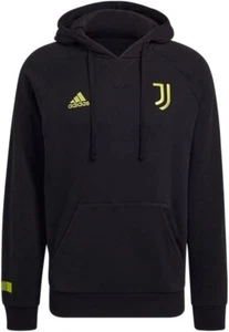 adidas Juventus Travel Hoodie Size XS Black RRP £70 Brand New GR2911 - Picture 1 of 6