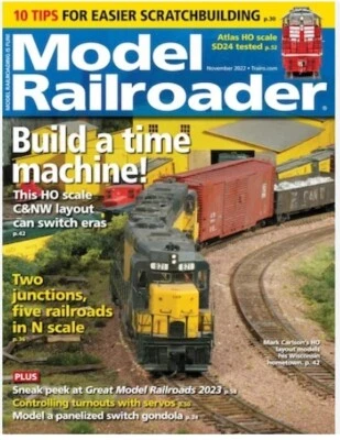 Model Railroader Magazine (US) Issue November 2023/ BUILD A TIME MACHINE! - Image 1 of 3