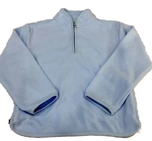 CIRCO~~Little Girls Powder Blue Pullover/Half Zip Fleece Jacket~~Size XS (4/5) - Picture 1 of 4