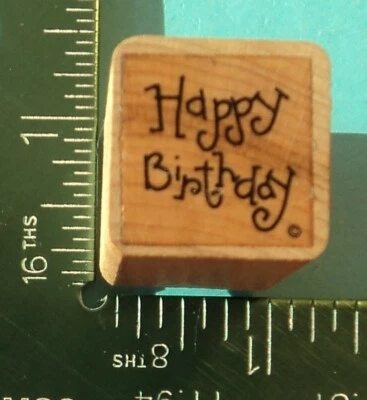 Sello de goma de decir FELIZ CUMPLEAÑOS de Close To My Heart Foto 1 de 2