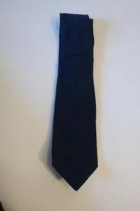 Mens Gianfranco Ferre Navy Blue Monogram Print Tie - Picture 1 of 4