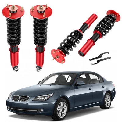 Coilovers Suspension Kit For BMW 525i 530i 550i 2004-10 Shock Struts Adj. Height - Image 1 of 4