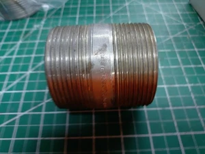 SS-5404-40-3 Pipe Nipple 304 Stainless Steel Male 2-1/2" NPT x 3" - Picture 1 of 1