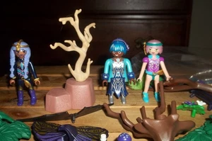 52 Pc Playmobile Fantasy Fairies Mixed Lot 4 Figures+many accessories - Picture 1 of 9