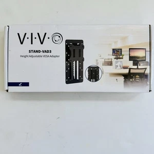 VIVO Height Adjustable VESA Adapter Accessory Bracket Kit for Individual Monitor - Picture 1 of 7