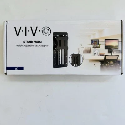 VIVO Height Adjustable VESA Adapter Accessory Bracket Kit for Individual Monitor - Image 1 of 4