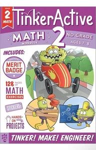 TinkerActive Workbooks: 2nd Grade Math - Paperback, by Sidat Enil; Odd - Accept. - Imagen 1 de 19