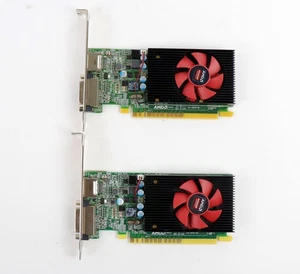 Lot 2 Dell AMD Radeon R5 430 2GB PCIe Full Height Video Card 1X3TV DVI DP - Picture 1 of 4