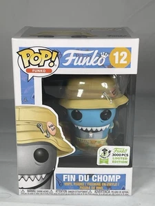 Funko Pop! Fin Du Chomp #12 Blue Vinyl Figur 3000 Teile ECCC - Bild 1 von 7