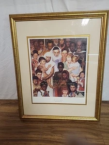 Norman Rockwell "Do Unto Others - Golden Rule" CUSTOM FRAMED Art - Picture 1 of 8