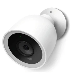 Genuine Google Nest Cam IQ Outdoor Wired Security Camera White - Picture 1 of 7