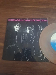 GENERATION X Valley Of The Dolls / Shakin' All Over UK coloured vinyl 7" Chrysal - Picture 1 of 7