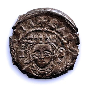 SC-Spain-Carlos II "El Hechizado". 1 Divuité 1684 Valencia. MBC+ Plata 1,91 g. - Bild 1 von 2