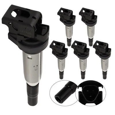 6Pcs Ignition Coils For 2006-2013 BMW 128i 328i xDrive 550i GT 650i 760Li M5 X6 Foto 1 de 4