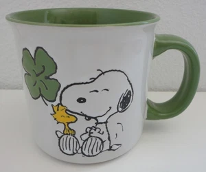 Tazza da caffè in ceramica Peanuts Snoopy & Woodstock giorno di San Patrizio - Foto 1 di 4