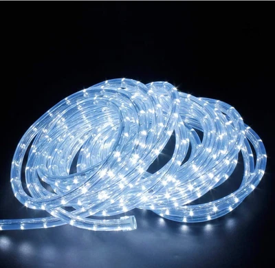 Bdit 10M LED Tubo Luminoso Flessibile per Esterna Interna Bianco Freddo, Illumin - Immagine 1 di 4
