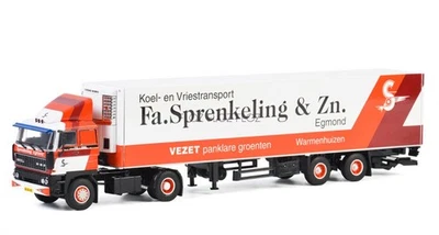 1:50 for WSI for DAF 3300 4x2 REEFER TRAILER - 2 AXLE for Fa. Sprenkeling & Zn - Image 1 of 3
