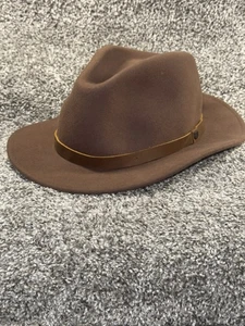 Brixton Cohen Cowboy Hat Size Extra Large 7 3/4 Brown Messer 100% Wool - Picture 1 of 12