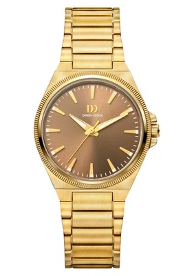 Danish Design Women's Watch Dkx Pro Gold Coloured/Hazelnut Brown IV87Q1303 - image 1 of 4