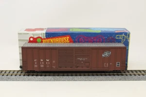 HO Roundhouse 1983 50' Double Door Box Car Chicago NorthWestern CNW 61624 RTR - Picture 1 of 9