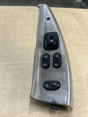 Interruptor de ventana eléctrica del lado del conductor para furgoneta Ford E-150 Econoline 92-96 con bisel bronceado Foto 1 de 4