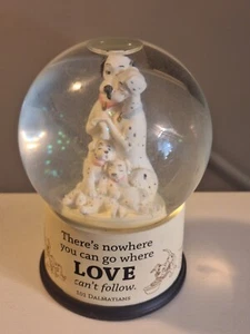 Disney Globe 101 Dalmatians There's nowhere you can go where love cant follow - Picture 1 of 5