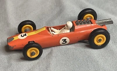 NICE Matchbox Lesney Orange Lotus No 19 Super Racer Complete Die Cast Car Driver - Image 1 of 4