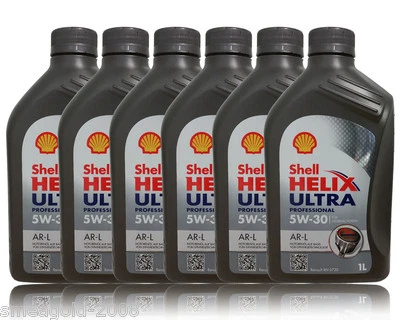 Shell Helix Ultra Professional AR-L 5W-30 6x1 Liter Motoröl C4, Renault - Bild 1 von 3