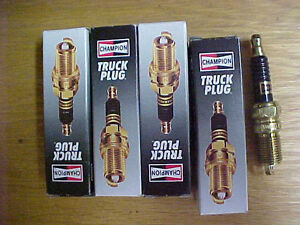 FT4 NEW Champion 4013 TRUCK SPARK PLUG Plugs set of 4
