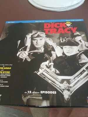 Dick Tracy Laserdisc Box Set 15 Episodes Ralph Byrd 3 Discs - Image 1 of 3