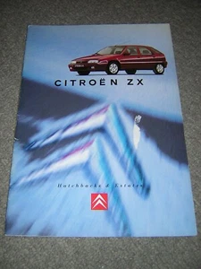ORIGINAL CITROEN ZX RANGE SALES BROCHURE 1996 - Picture 1 of 1