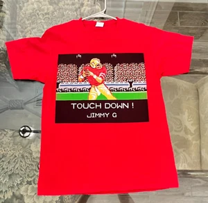 Camiseta San Francisco 49er's "Touchdown Jimmy G" Tecmo Bowl Gráfico Divertido Niners - Imagen 1 de 7
