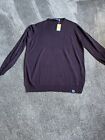 Men?S Badrhino Size 3Xl  Xxxl Jumper - Sweater - Tall - New - Purple