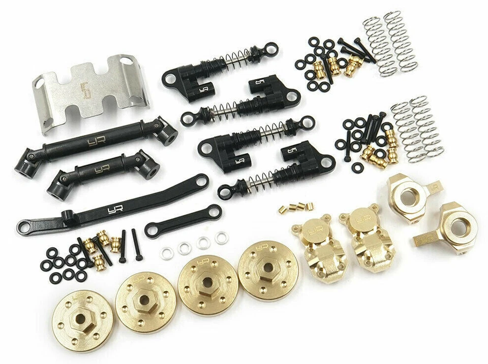 Yeah Racing Axial SCX24 C10 Jeep Aluminum & Brass Upgrade Parts Set AXSC-S05 - Image 1 of 1