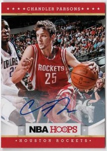 Chandler Parsons 2012-13 Panini Hoops Rookie Auto Autograph Houston Rockets #252