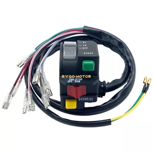 Left Handlebar Switch Start Kill Stop Headlight for Polaris Big Boss 250 300 400 - Picture 1 of 5