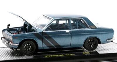 DATSUN 510 - 1970 - bluemetallic - M2 1:24 - Bild 1 von 4