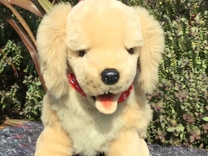 🙂 Raro Uni-toys Leosco Alemania Vida Real Peluche Perro Hermoso y Suave 🙂 - Imagen 1 de 4