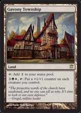 [1x] Gavony Township - Played, English - Innistrad MTG Magic