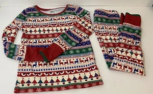 Girls Matilda Jane Reindeer Holiday Pajama Set Size 4 - Picture 1 of 6