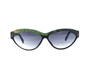 NOS EMILIO PUCCI Cat-Eye Vintage Sunglasses 70s Paris Art Deco Design - Picture 1 of 21