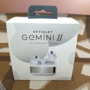 Devialet Gemini II White Bluetooth Wireless Earphones White New and Unopened - Picture 1 of 2