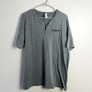 Jose Cuervo Short Sleeve Henley T Shirt XL Gray Mens - Picture 1 of 4