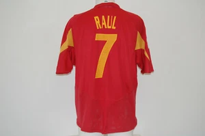 MAGLIA SPAGNA ADIDAS RAUL NO WORN JERSEY NON INDOSSATA MAILLOT SHIRT EURO 2004 - Imagen 1 de 8