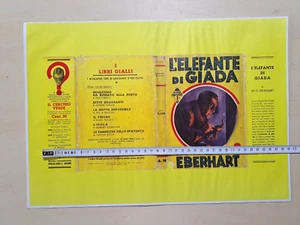 M. Eberhart - L' ELEFANTE DI GIADA - copia copertina Mondadori anni '30 - Foto 1 di 3