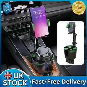 Car Cup Holder Phone Mount, Phone Holder Mount Cradle Universal Adjustable NEW - Picture 1 of 5