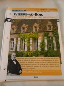 Castle Château Wierre au Bois un manoir pays Boulonnais France Fiche - Foto 1 di 2